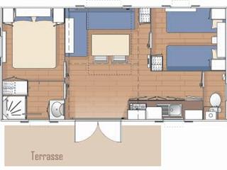 Location mobil home 1/4 personnes au Camping La Pindière, camping 3 étoiles avec piscine couverte chauffée, emplacement camping, location mobil home à Héric près de Nantes et Canal de Nantes à Brest en Loire Atlantique