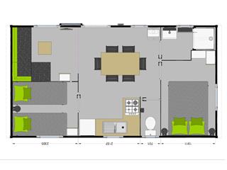 Location mobil home 1/6 personnes au Camping La Pindière, camping 3 étoiles avec piscine couverte chauffée, emplacement camping, location mobil home à Héric près de Nantes et Canal de Nantes à Brest en Loire Atlantique